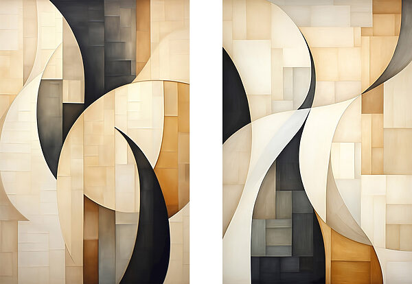 Two images of a painting Two images of a painting