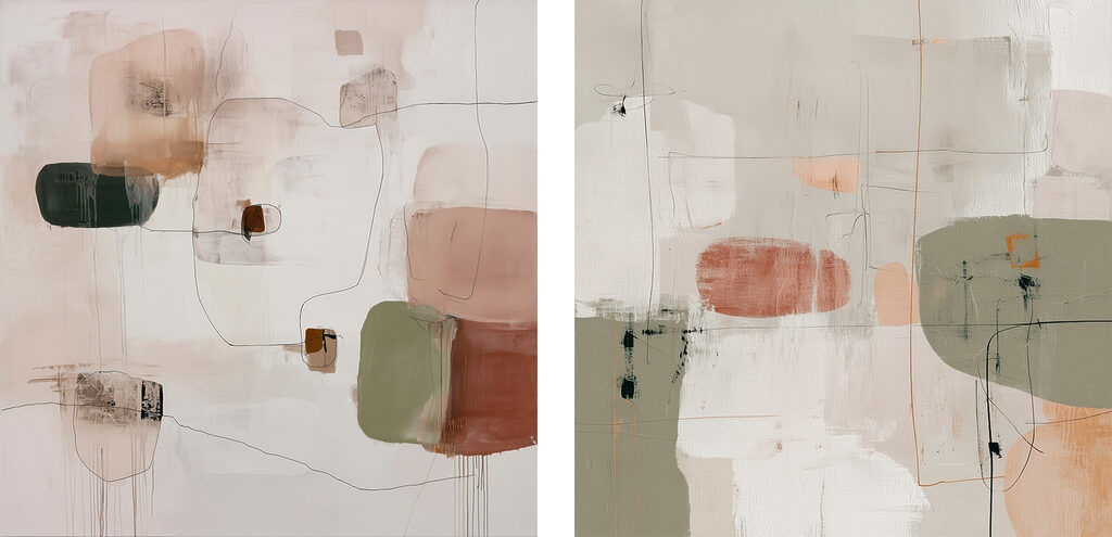 Painting of different colors Painting of different colors