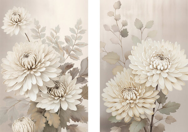 Delicate blooms in soft shades Delicate blooms in soft shades