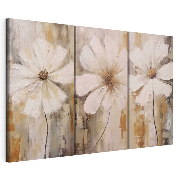 Trois œuvres d'art Impression sur toile modulaire Trois œuvres d'art