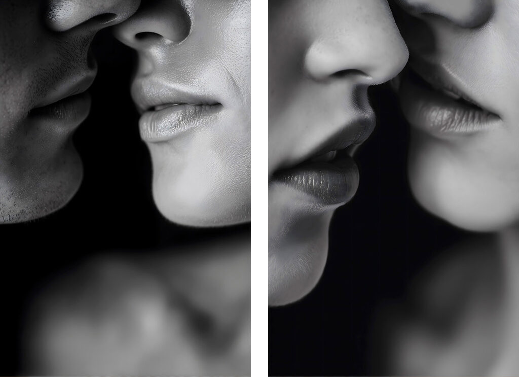 Intimate moments captured in monochrome Intimate moments captured in monochrome