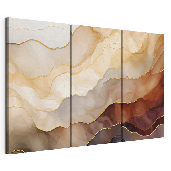Ensemble d'œuvres d'art Impression sur toile modulaire Ensemble d'œuvres d'art