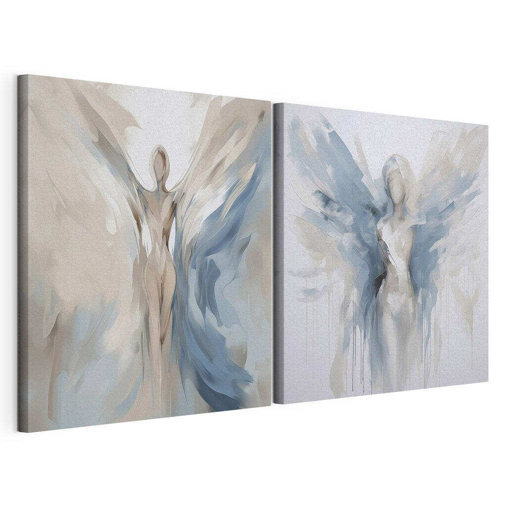 Painting of a woman with wings Painting of a woman with wings