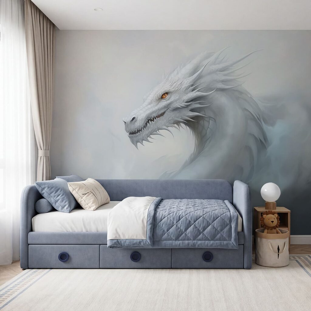 Un dragon blanc dans les nuages Un dragon blanc dans les nuages