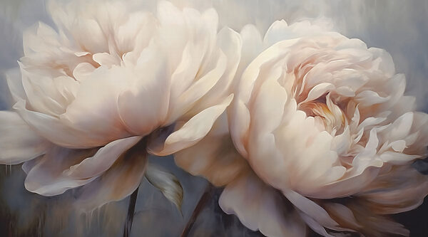Soft blossoms in gentle hues Soft blossoms in gentle hues