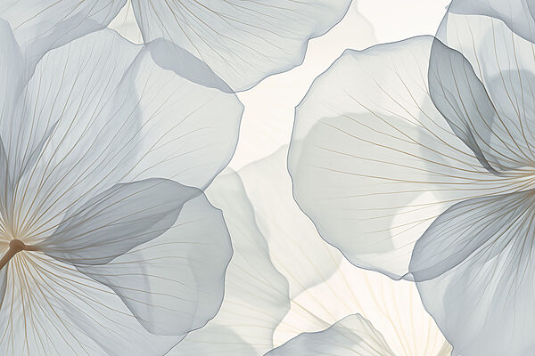 Delicate petals in soft hues