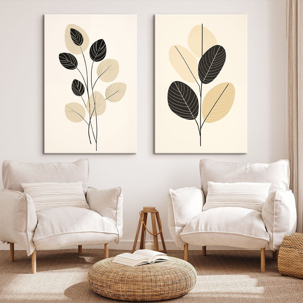 Elegant botanical art for modern spaces Elegant botanical art for modern spaces