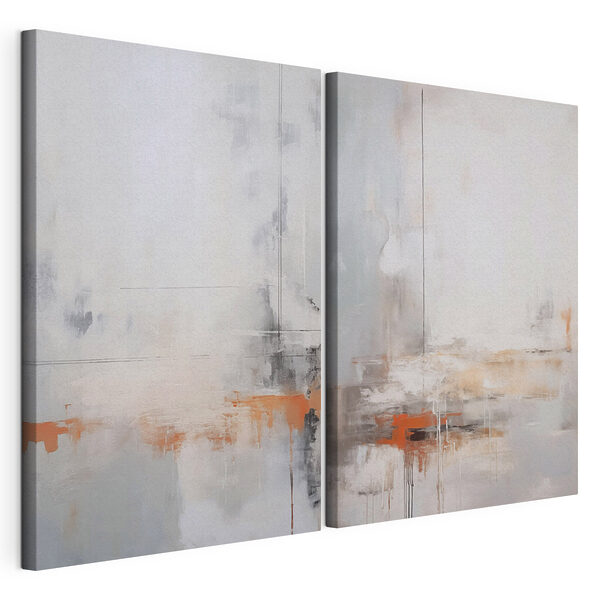 Deux œuvres d'art Impression sur toile modulaire Deux œuvres d'art