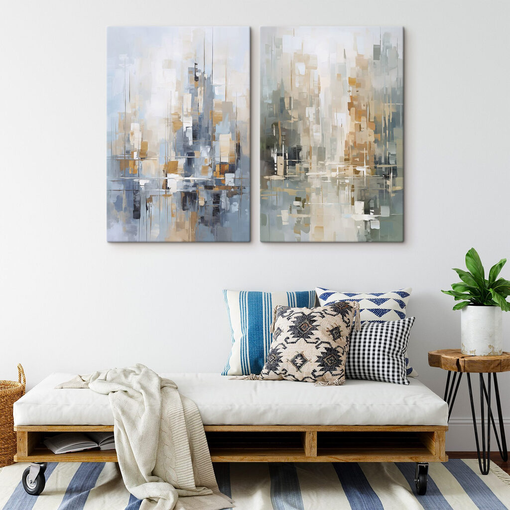 Painting of a city