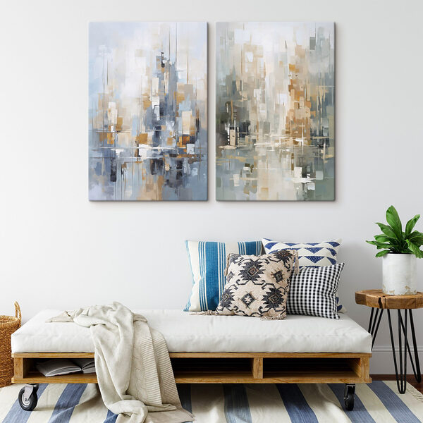 Painting of a city