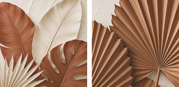 Nature-inspired earthy leaf arrangement Nature-inspired earthy leaf arrangement