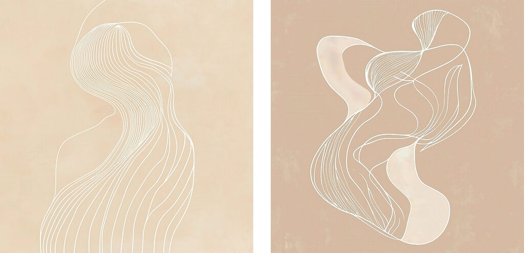 Couple of images of a woman Couple of images of a woman