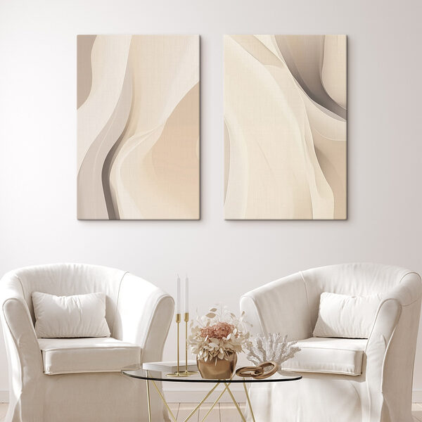 Gentle curves in soft hues
