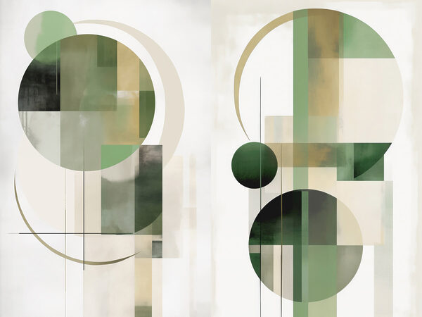 Pair of art pieces