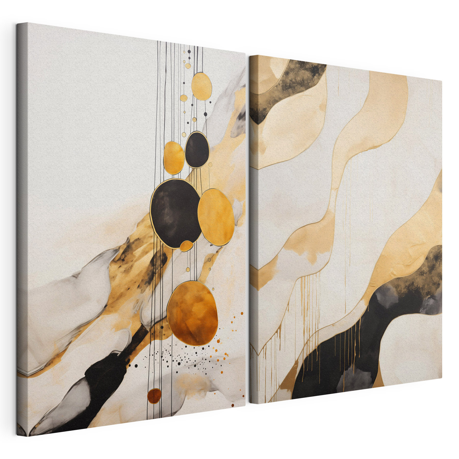 - Abstract forms in soothing tones - Abstract forms in soothing tones