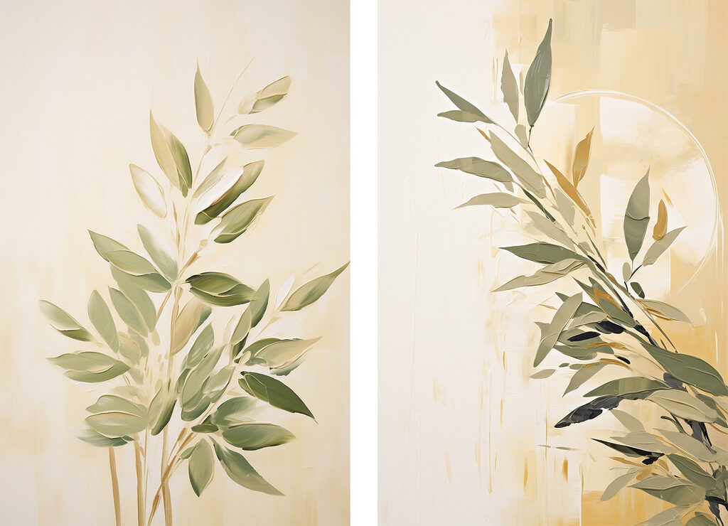 Painting of a plant