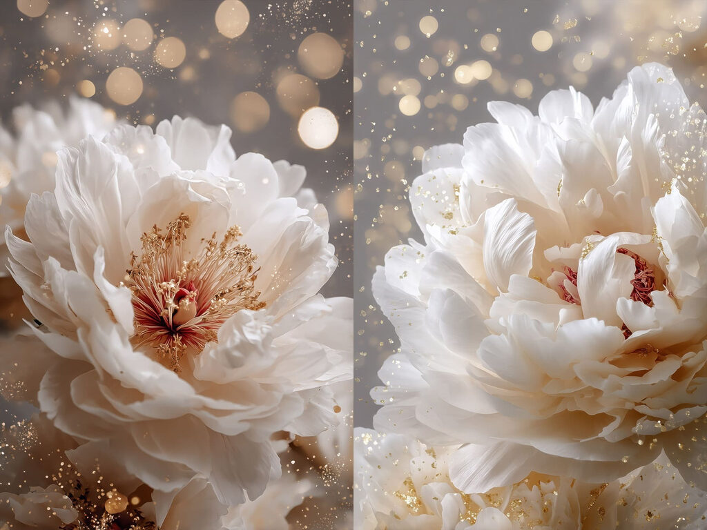 Delicate blossoms in soft hues Delicate blossoms in soft hues