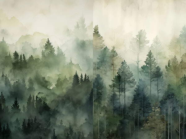 Comparison of a forest Comparison of a forest