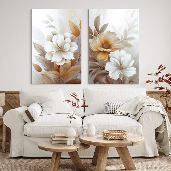 Soft floral elegance in muted tones Soft floral elegance in muted tones