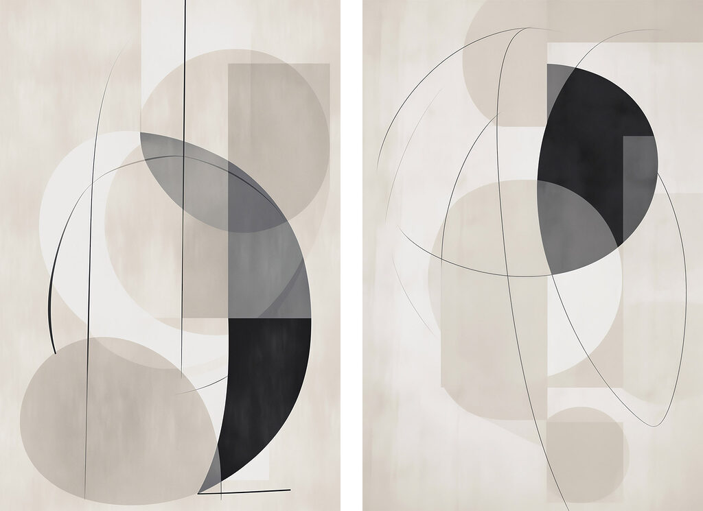 Pair of art pieces