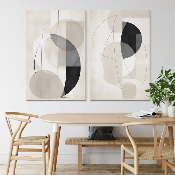 Pair of art pieces
