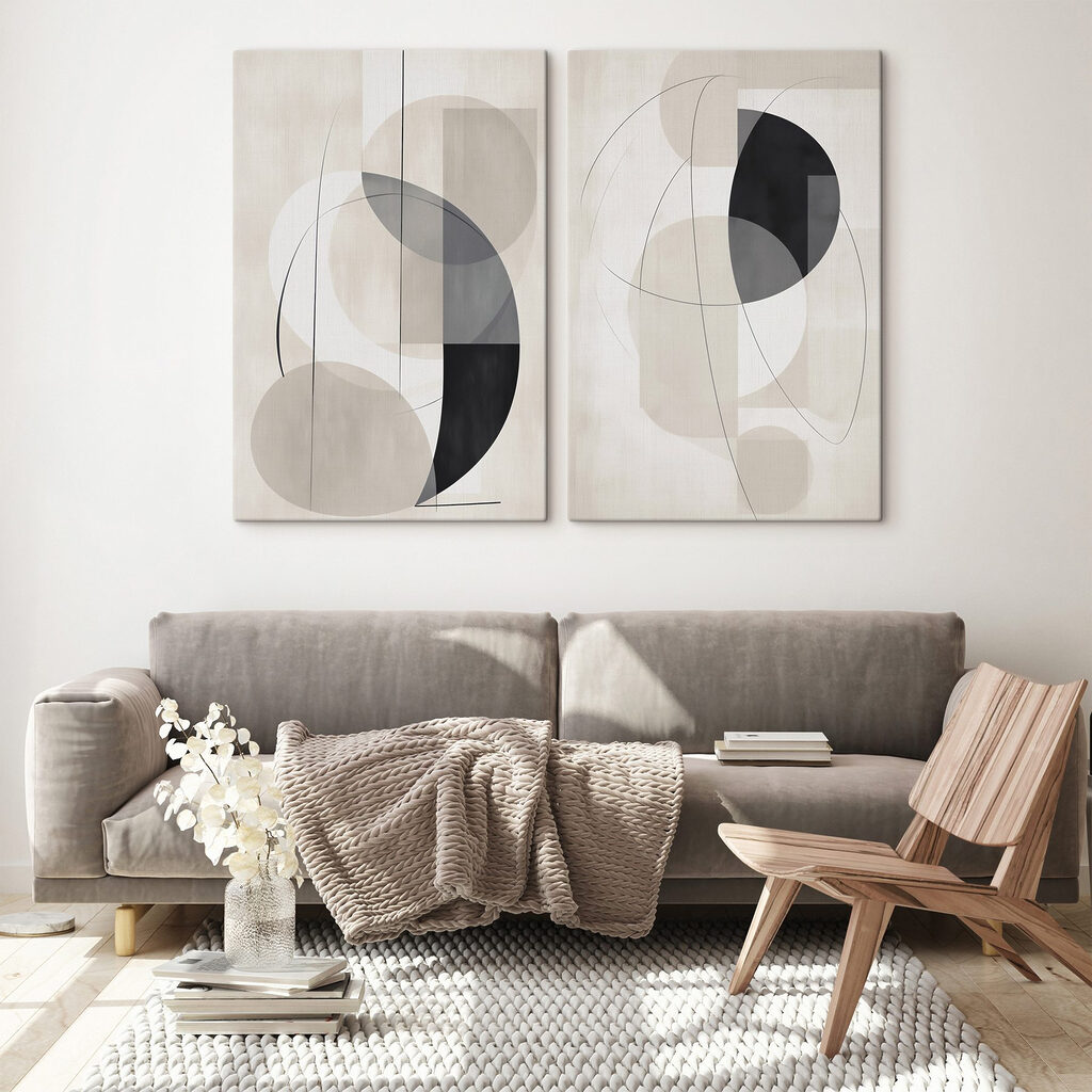 Pair of art pieces