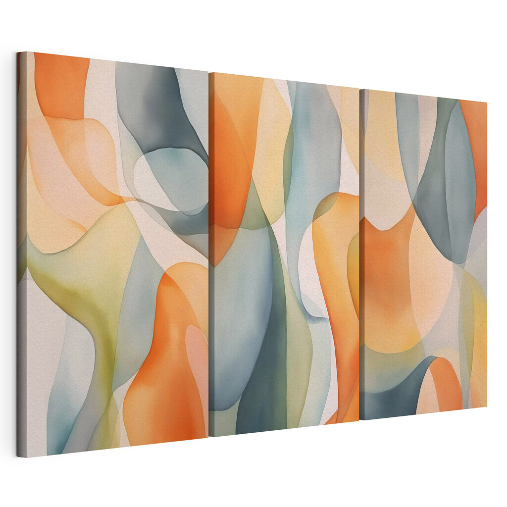 Flowing colors in gentle harmony