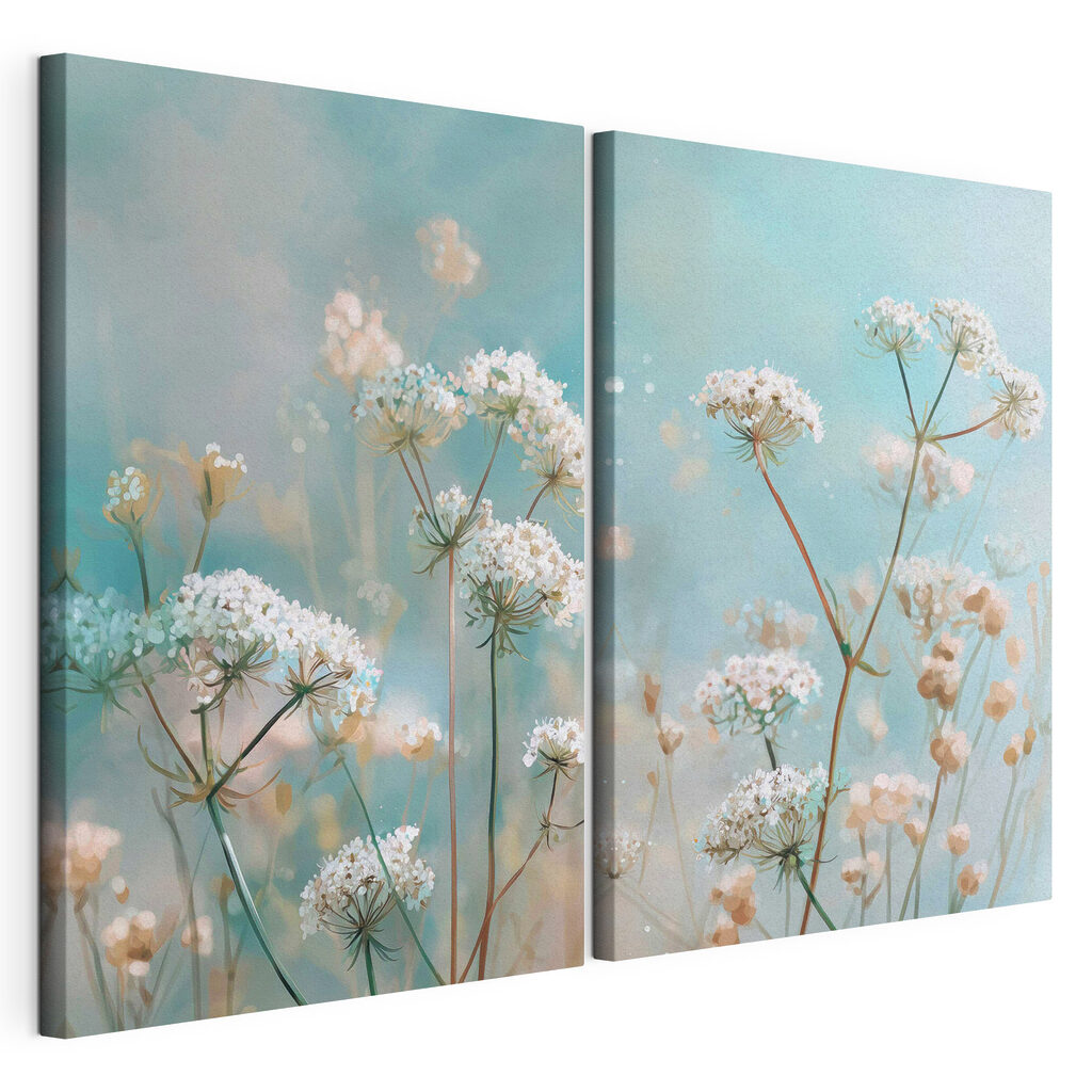 Delicate blooms in soft colors