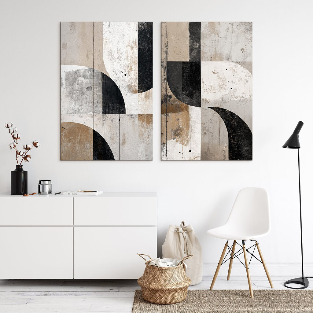 Pair of art pieces