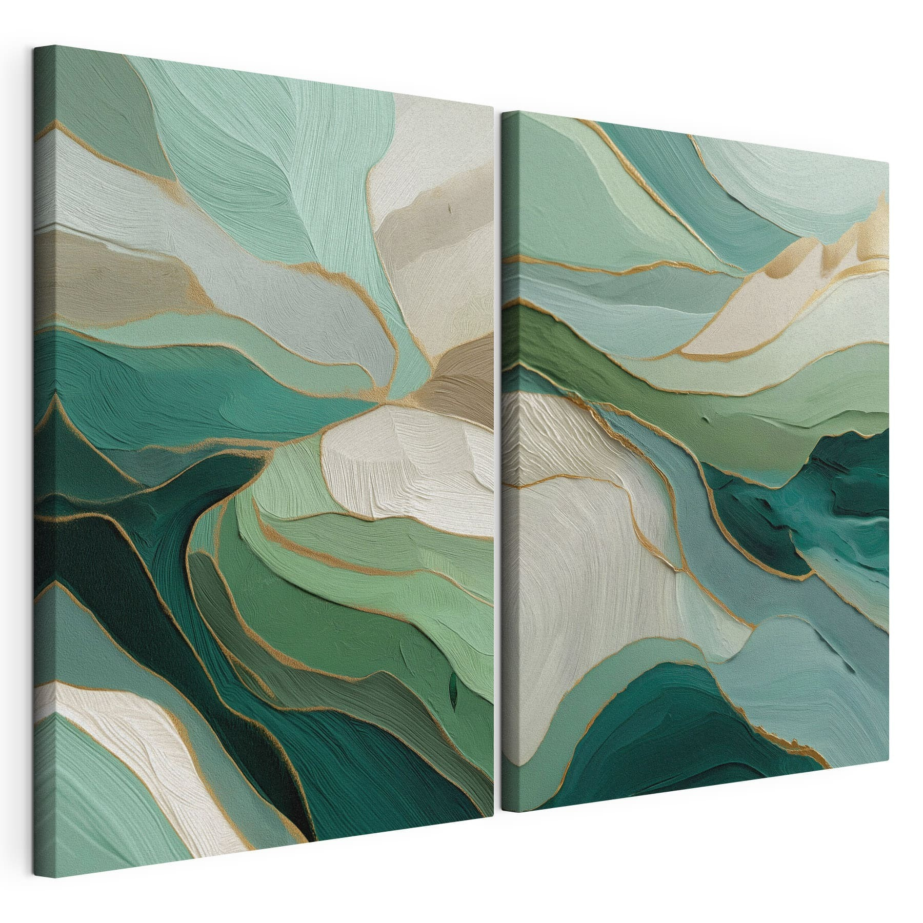 Two images of a painting Two images of a painting