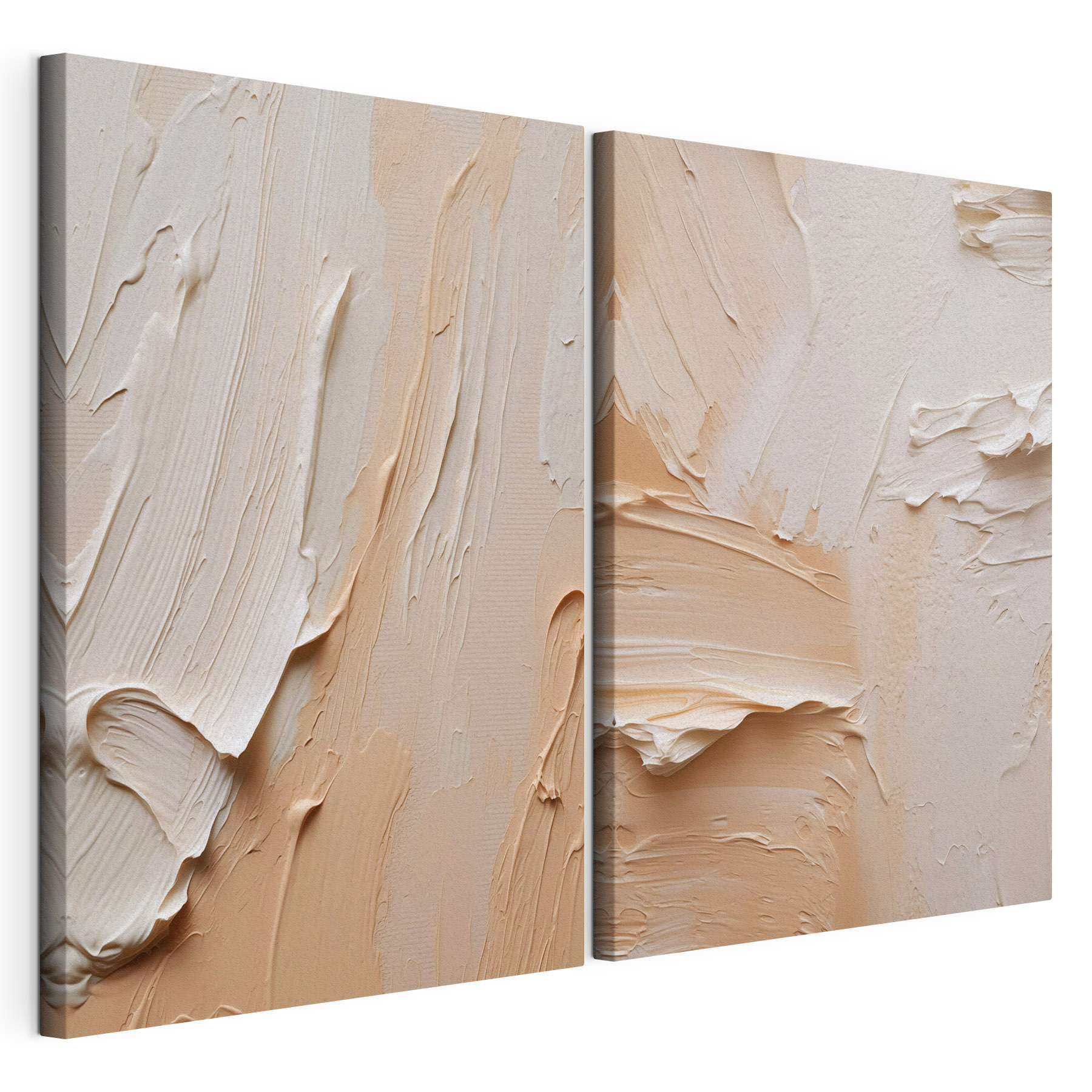 Abstract strokes in soft shades