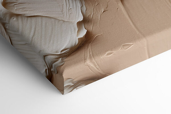 Abstract strokes in soft shades