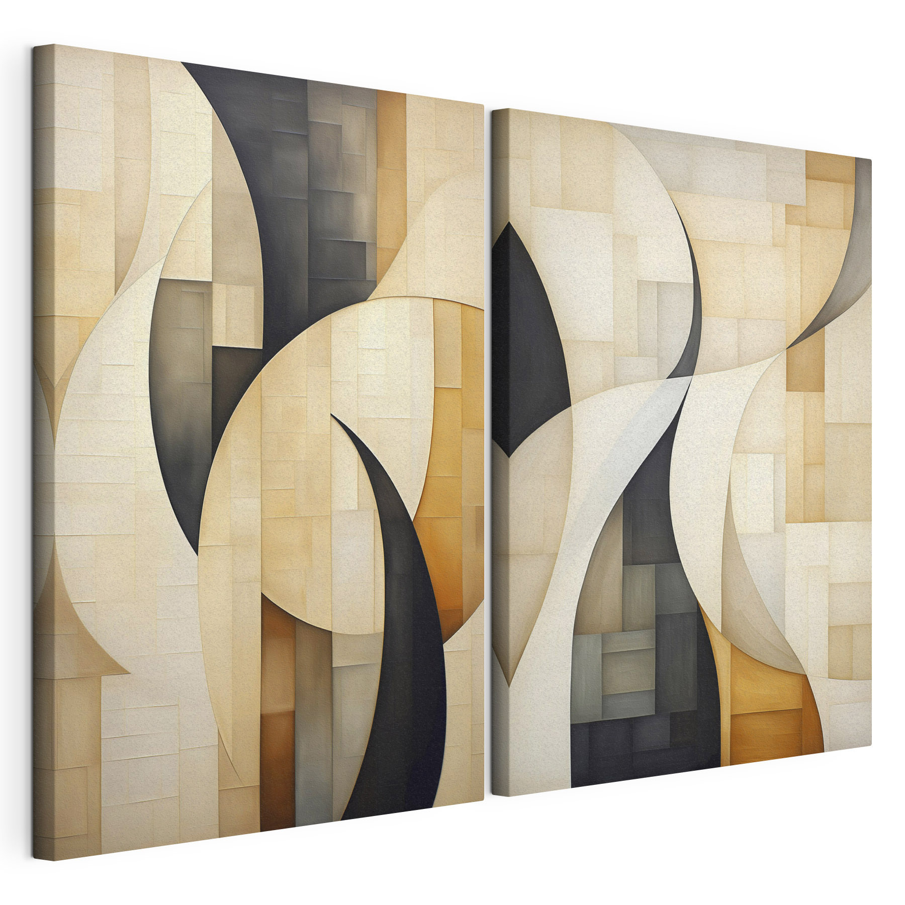 Two images of a painting Two images of a painting