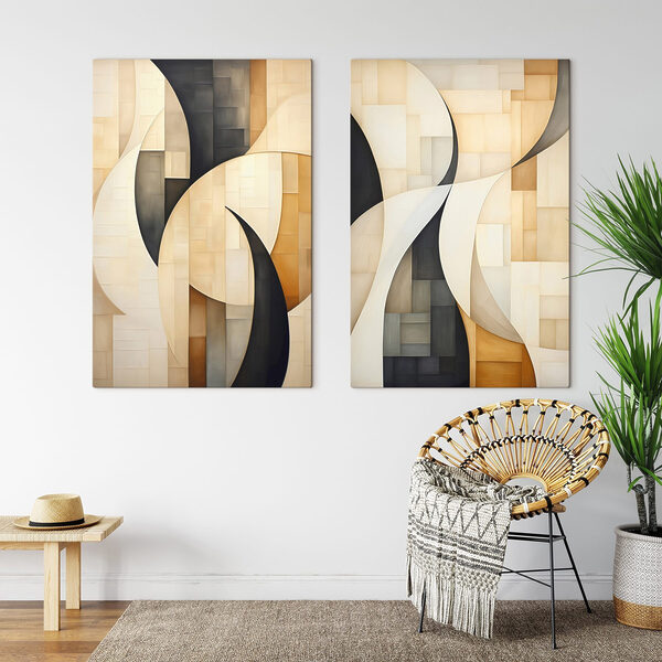 Two images of a painting Two images of a painting
