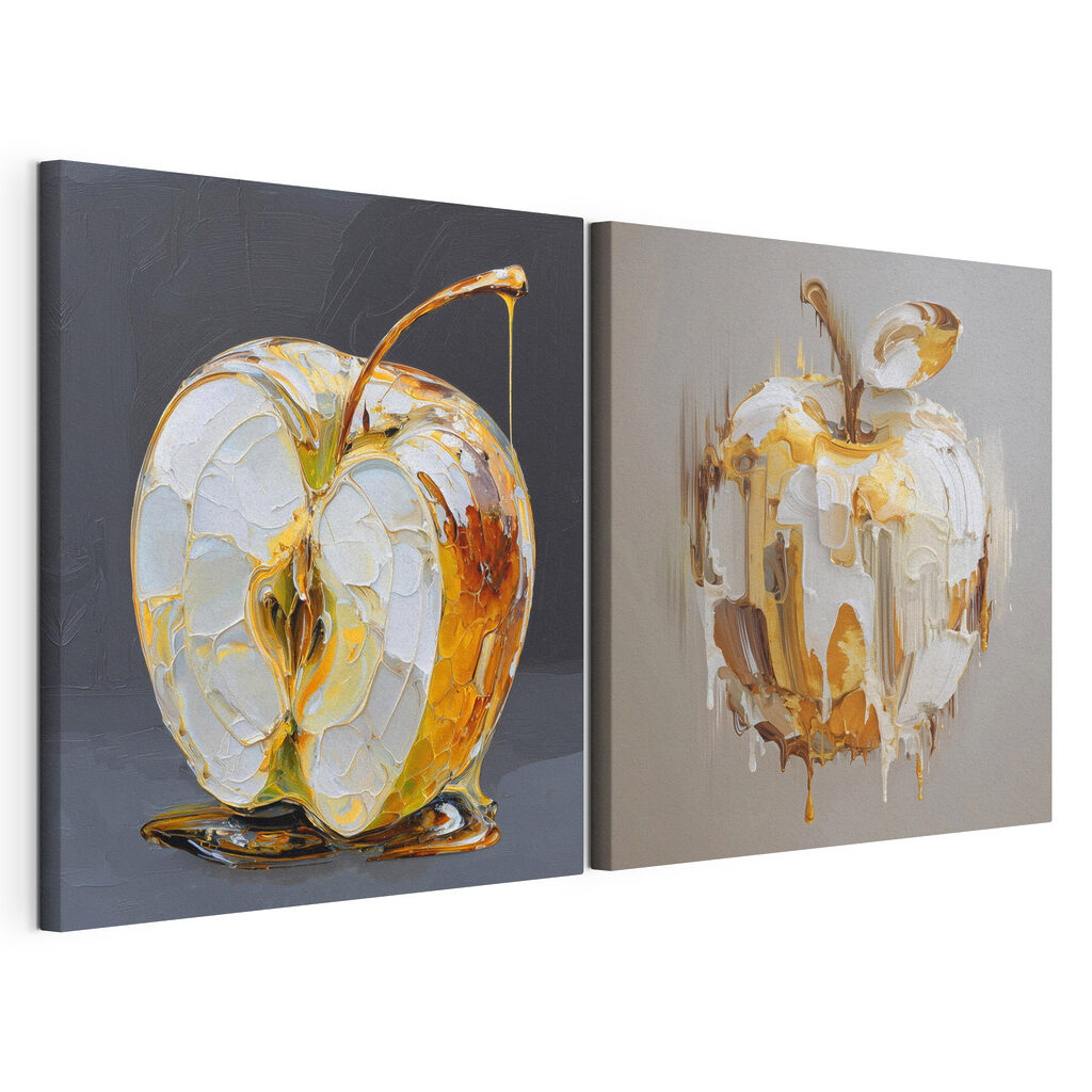 Elegant apple with a unique twist
