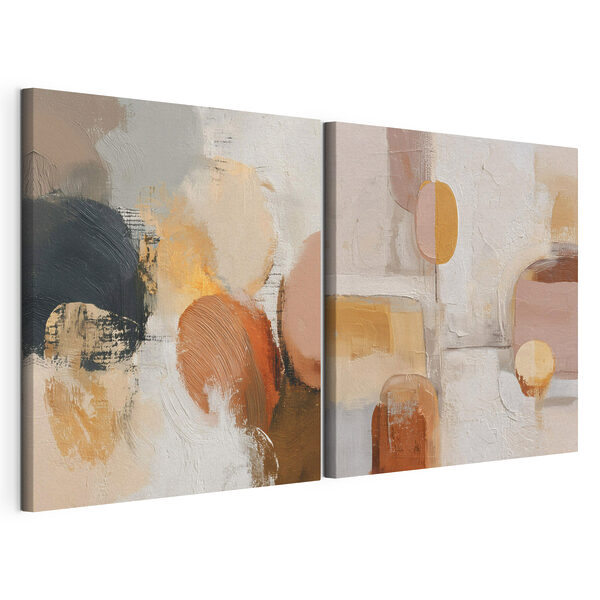 Peinture de différentes couleurs Impression sur toile modulaire Peinture de différentes couleurs