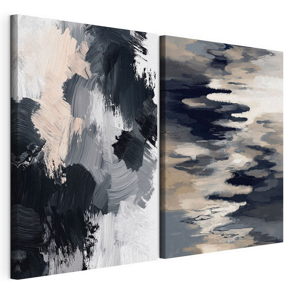 Abstract forms in monochrome shades Abstract forms in monochrome shades