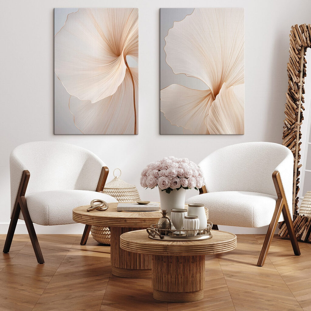 Delicate petals with graceful lines