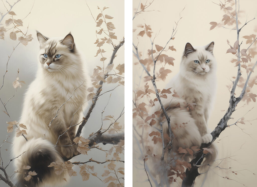 Cat sitting in a tree Cat sitting in a tree