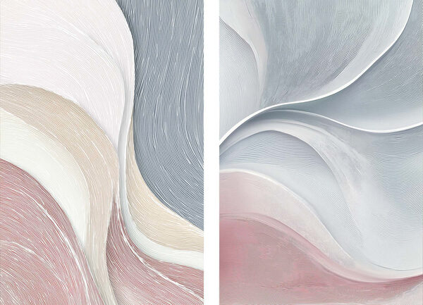Soft waves in soothing colors Soft waves in soothing colors
