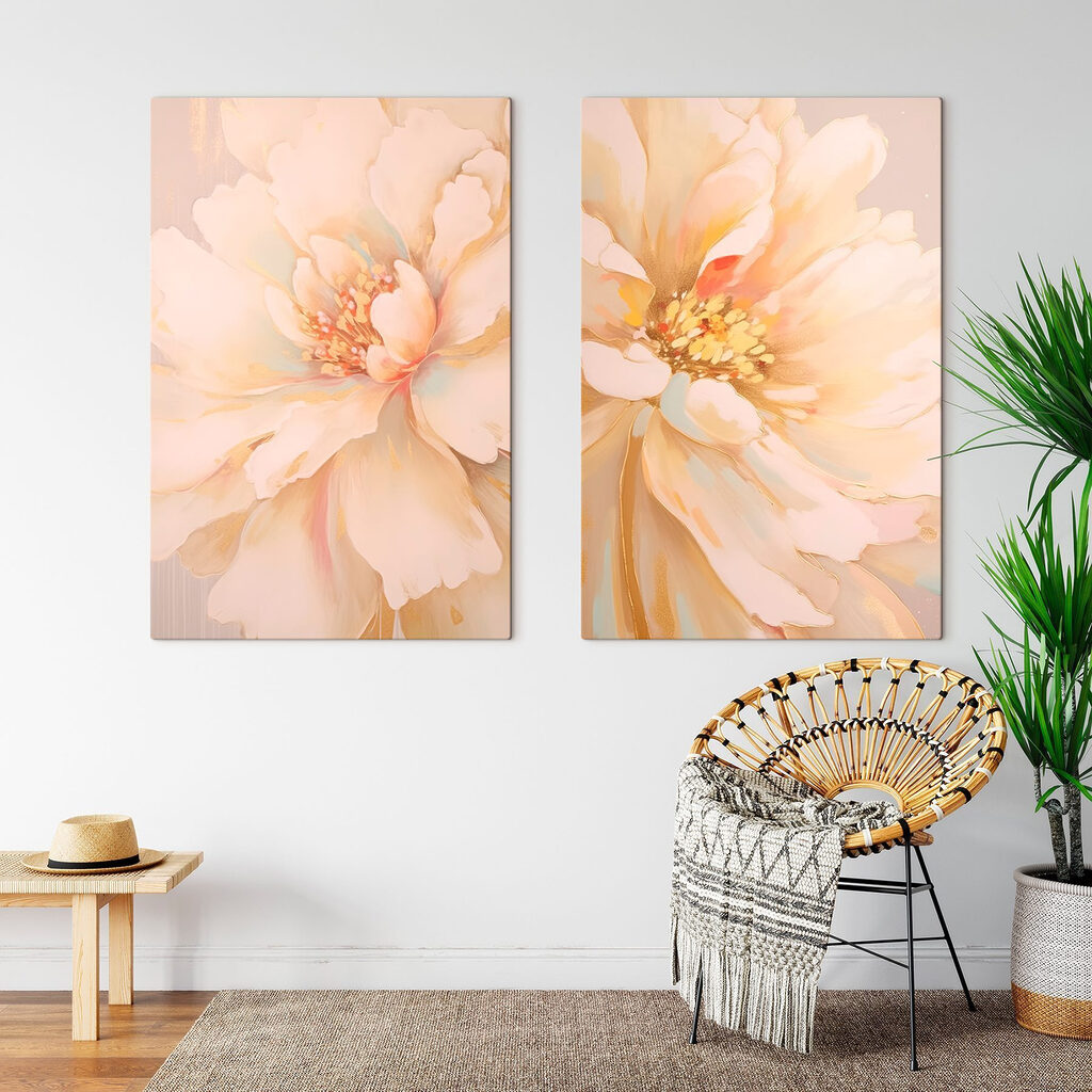 Painting of a flower Painting of a flower