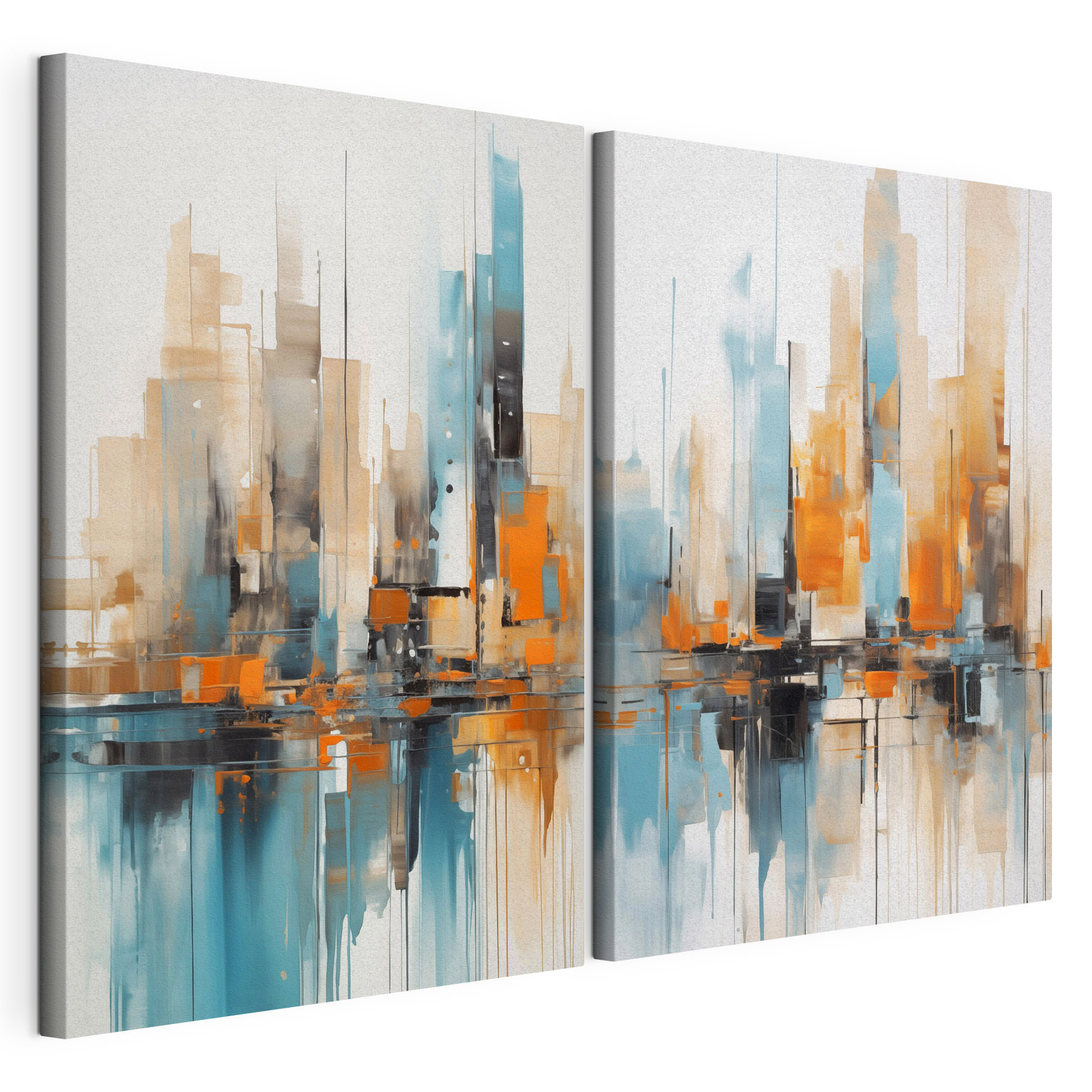 Painting of a city