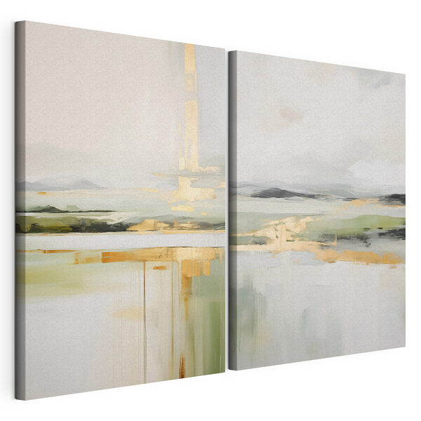 Peinture représentant un paysage Impression sur toile modulaire Peinture représentant un paysage