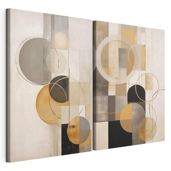 Paire d’œuvres d’art Impression sur toile modulaire Paire d’œuvres d’art