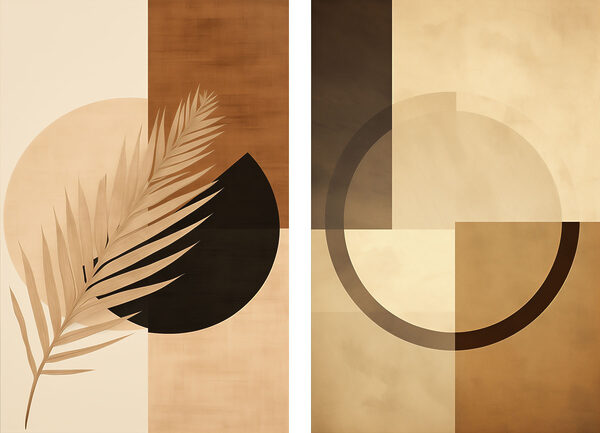 Pair of art pieces Pair of art pieces