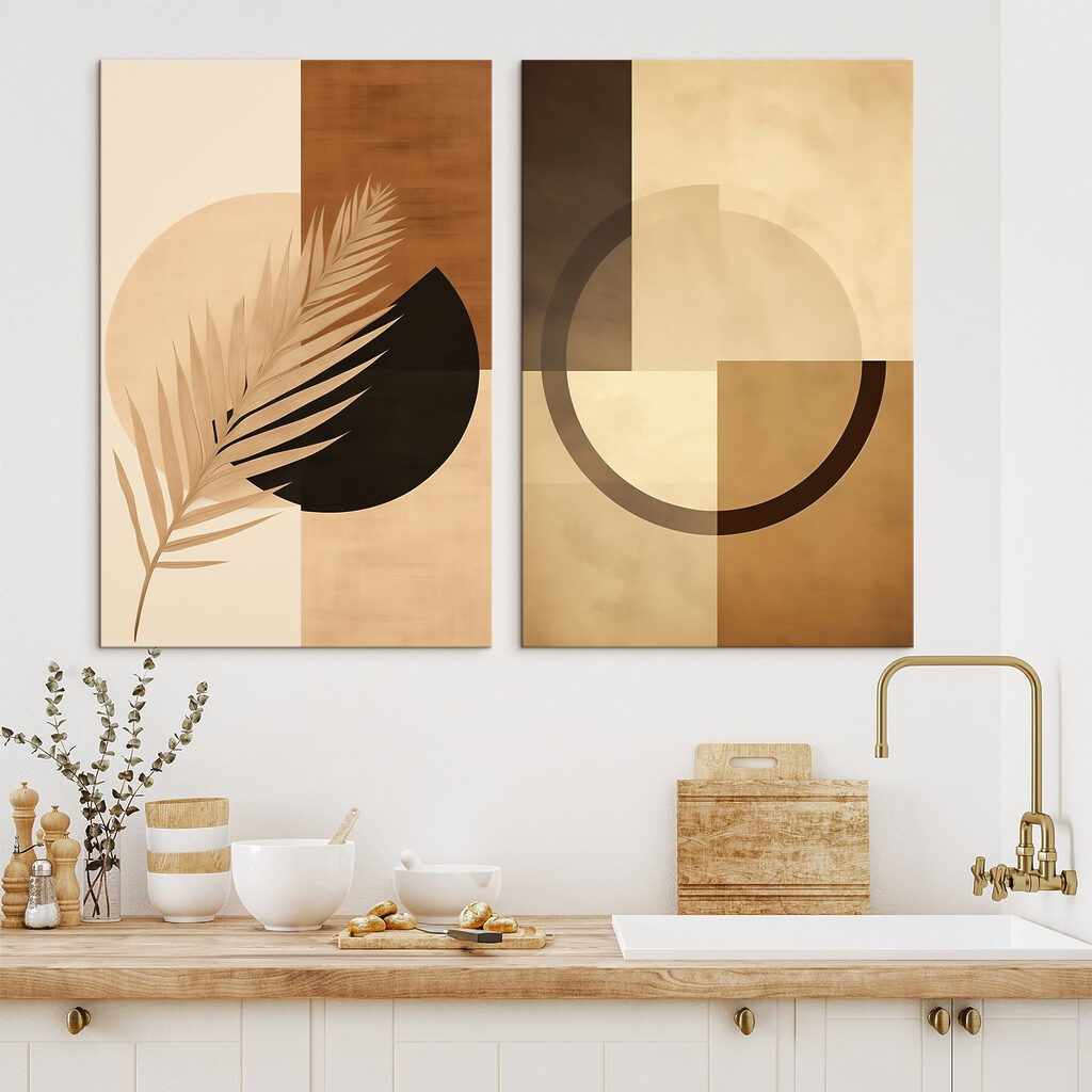 Pair of art pieces Pair of art pieces