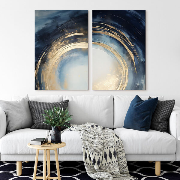 Vivid swirls in cool color palette Vivid swirls in cool color palette