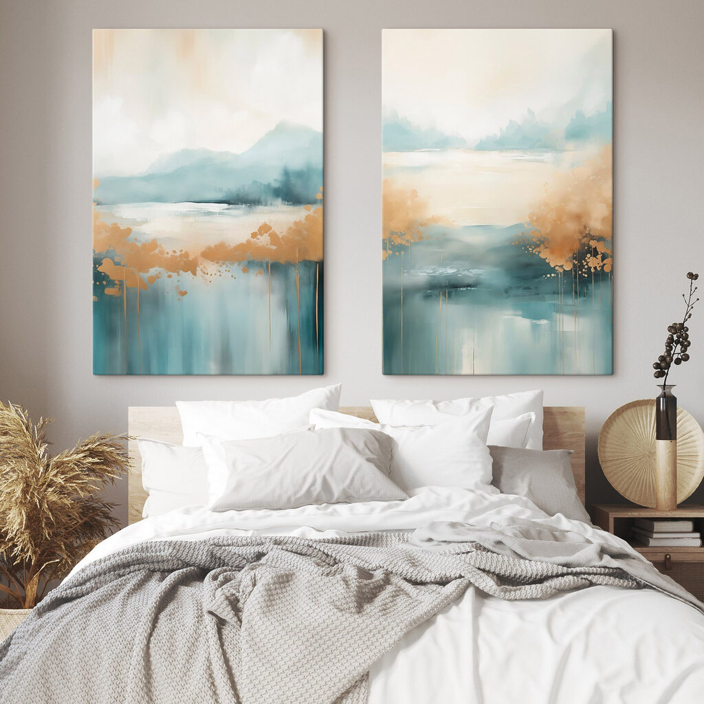 Painting of a landscape Painting of a landscape