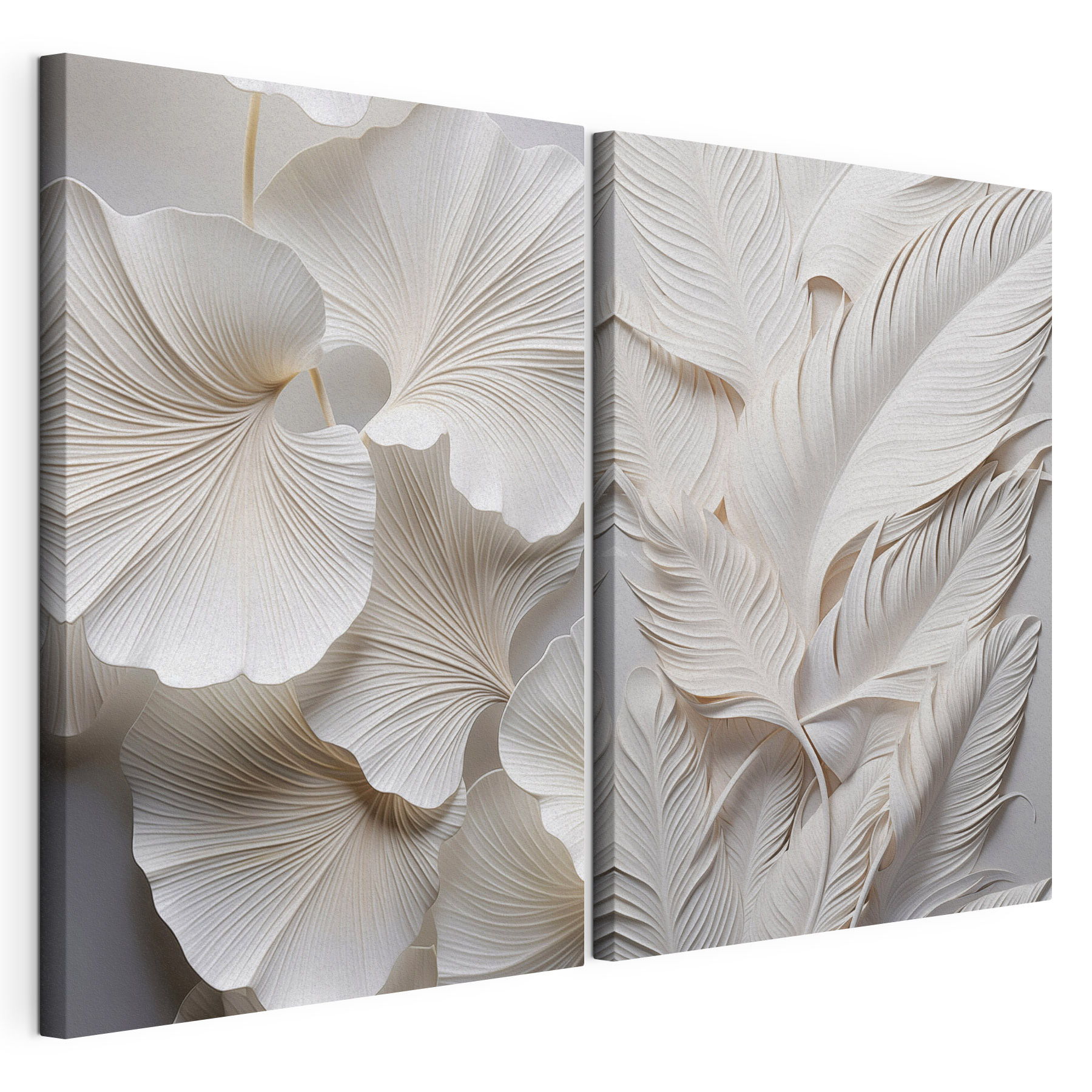 Delicate paper leaf designs displayed beautifully Delicate paper leaf designs displayed beautifully