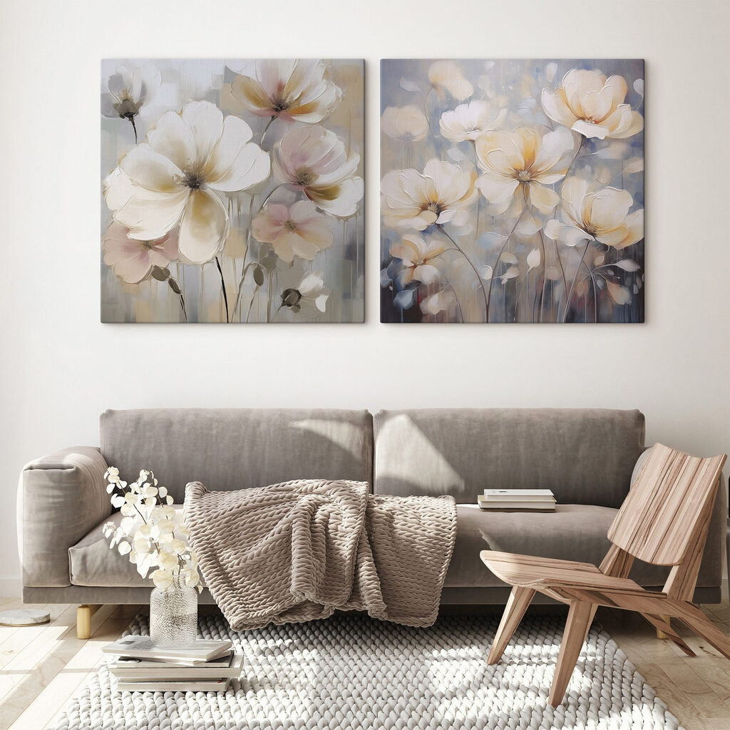 Delicate blooms in soft tones Delicate blooms in soft tones